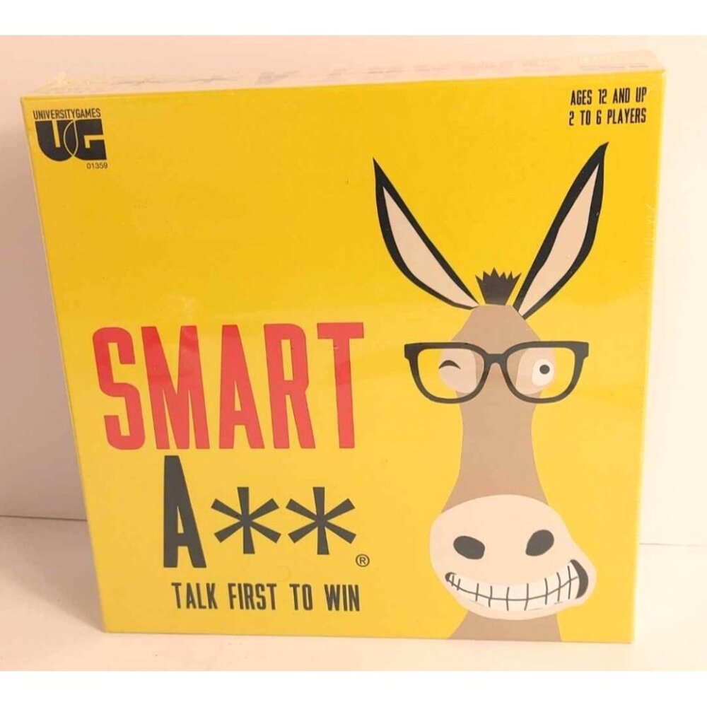 Smart A** Fast-Paced Party Board Game For Ages 12 & Up  2 To 6 Players